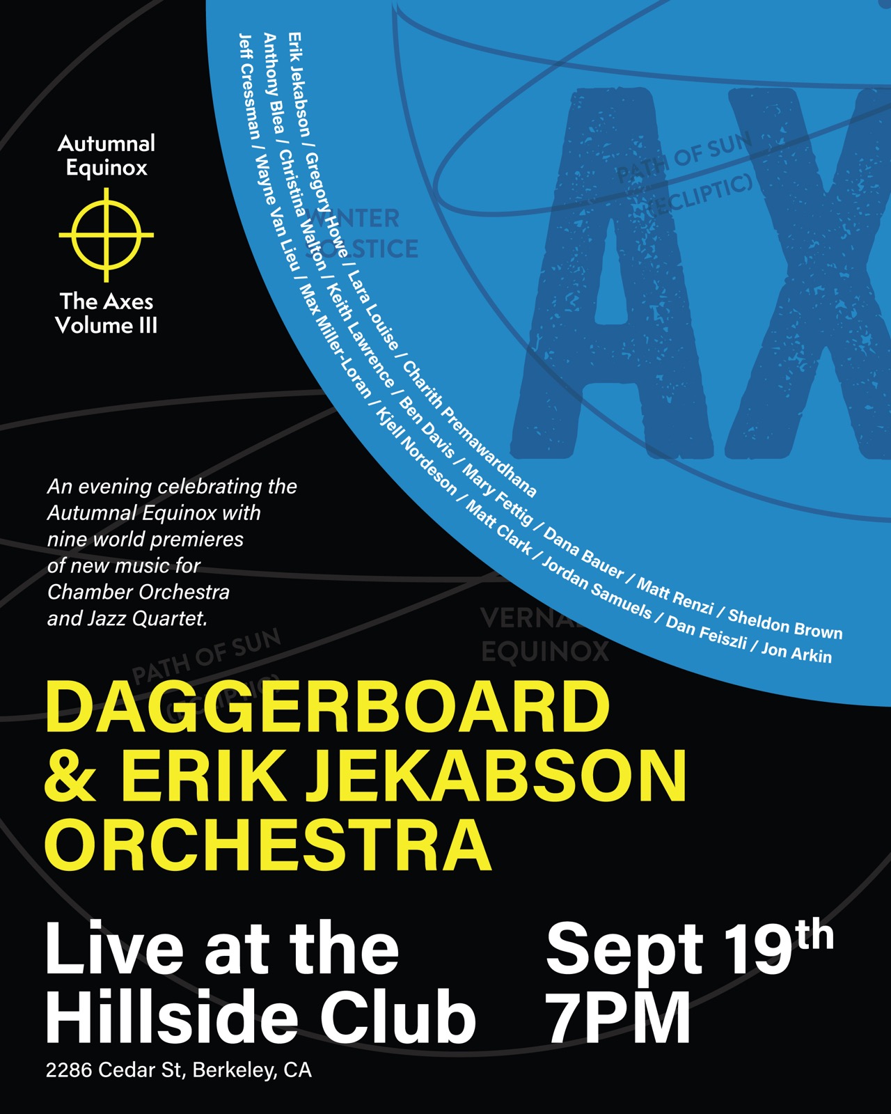 Daggerboard and Erik Jekabson Orchestra Live at the Hillside Club Daggerboard and Erik Jekabson Orchestra Live at the Hillside Club