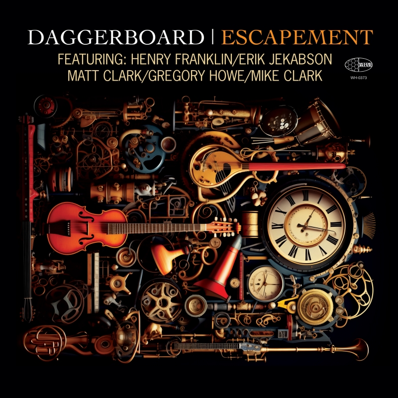 The CD cover art for Daggerboard's Escapement.