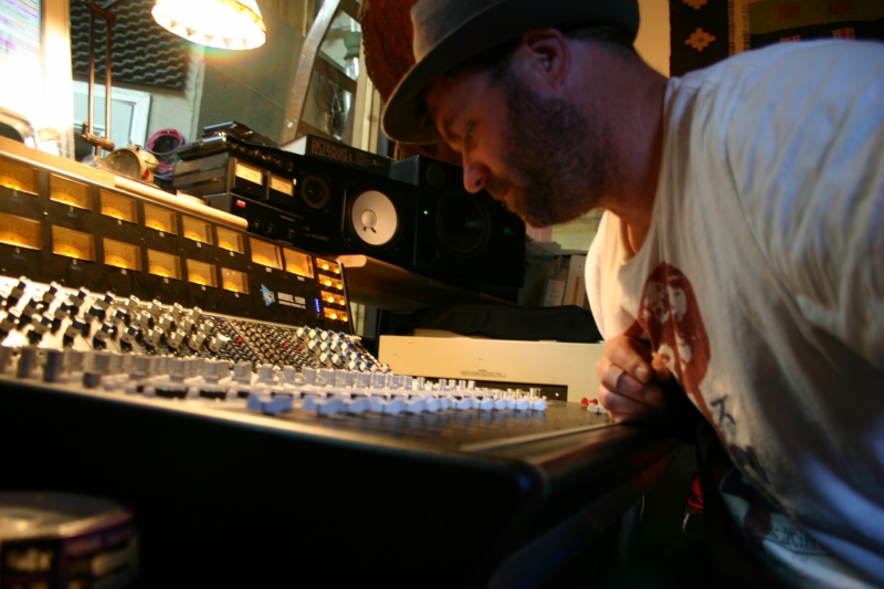 A photo of Gregory Howe at the sound board. A photo of Gregory Howe at the sound board.