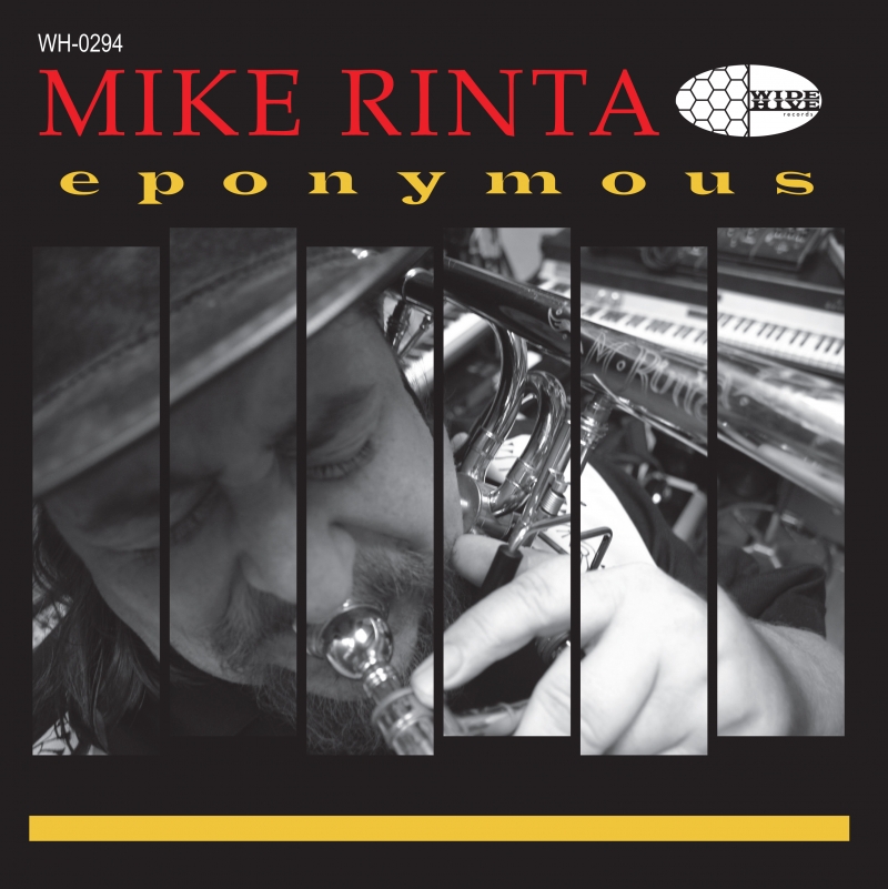 A photo of the cover of the Wide HIve release, Mike Rinta, Eponymous.