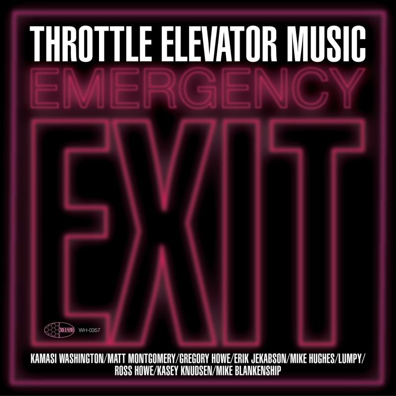 A picture of the cover for Throttle Elevator Music's "Emergency Exit."