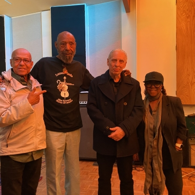 (Left to right) Eddie Henderson, Henry "The Skipper" Franklin, Mike Clark, Patrice Rushen