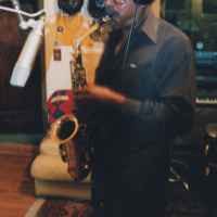 Sonny Fortune playing the saxophone.